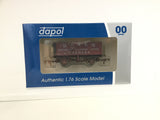 Dapol 4F-071-105 OO Gauge 7 Plank Wagon Raven Weathered