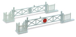 Peco LK-50 OO Gauge Level Crossing Gates (4), Wicket Gates & Fencing