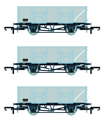 Accurascale 1081-MDOB OO Gauge BR 21T COAL21/MDO - Grey pre TOPS- Pack B