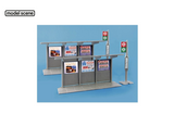 Modelscene 5007 OO Gauge Bus Stop & Shelter