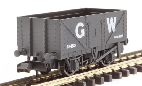 Peco NR-7000W N Gauge 7 Plank Open Wagon GWR Grey