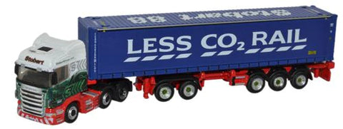 Oxford Diecast NSHL01CT N Gauge Scania Highline D-TEC Combitrailer Container Stobart