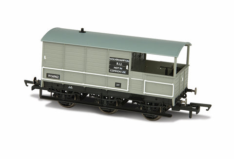 Oxford Rail 76TOA004 OO Gauge BR 6 Wheel Brake Van Wolverhampton 56962