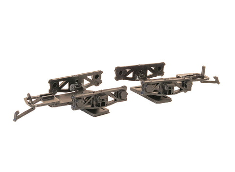 Parkside PA38 OO Gauge Diamond Frame Wagon Bogies Kit (Pair)