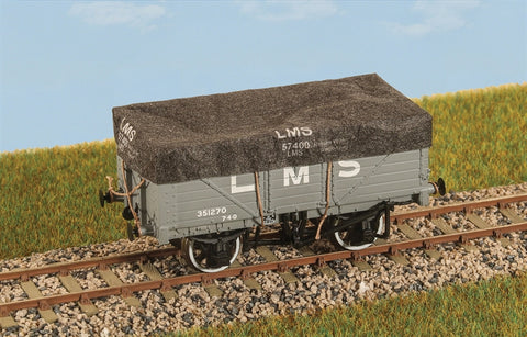 Parkside PA62 OO Gauge Wagon Tarpaulins LMS (Pack 8)