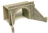 Metcalfe PN142 N Gauge Tunnel Entrance - Double Track Card Kit