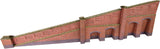 Metcalfe PN148 N Gauge Tapered End Retaining Wall - Brick Card Kit