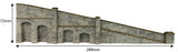 Metcalfe PN149 N Gauge Tapered End Retaining Wall - Stone Card Kit