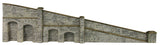 Metcalfe PN149 N Gauge Tapered End Retaining Wall - Stone Card Kit