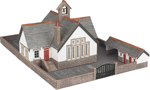 Metcalfe PN153 N Gauge Village School Card Kit