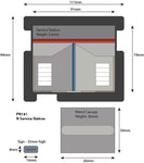 Metcalfe PN181 N Gauge Service Station Card Kit