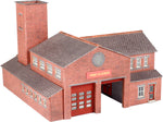 Metcalfe PN189 N Gauge Fire Station Card Kit