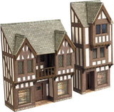 Metcalfe PN190 N Gauge Low Relief Timber Framed Shop Card Kit