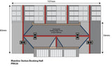 Metcalfe PN920 N Gauge Mainline Station/Booking Hall Card Kit