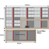 Metcalfe PN921 N Gauge Station Station Parcels Office Card Kit