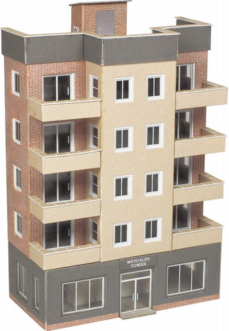 Metcalfe PN960 N Gauge Low Relief Tower Block Card Kit
