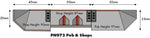 Metcalfe PN972 N Gauge Low Relief Pub & Shops Kit