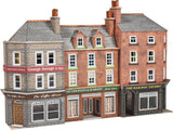 Metcalfe PN972 N Gauge Low Relief Pub & Shops Kit