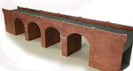 Metcalfe PO240 OO/HO Gauge Viaduct - Red Brick Card Kit