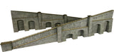 Metcalfe PO249 OO/HO Gauge Tapered End Wall - Stone Card Kit
