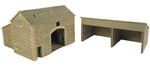 Metcalfe PO251 OO/HO Gauge Manor Farm Barn Card Kit