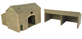 Metcalfe PO251 OO/HO Gauge Manor Farm Barn Card Kit