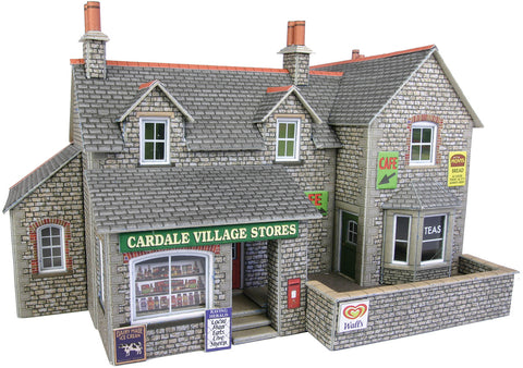 Metcalfe PO254 OO/HO Gauge Village Shop & Café Card Kit