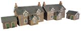 Metcalfe PO255 OO/HO Gauge Workers Cottages Card Kit