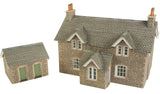 Metcalfe PO255 OO/HO Gauge Workers Cottages Card Kit