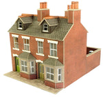 Metcalfe PO261 OO/HO Gauge Terraced Houses - Brick Card Kit