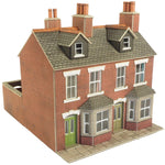 Metcalfe PO261 OO/HO Gauge Terraced Houses - Brick Card Kit