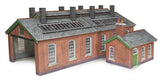 Metcalfe PO313 OO/HO Gauge Double Track Engine Shed Card Kit