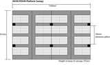 Metcalfe PO340 OO/HO Gauge Platform Canopy Card Kit