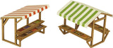 Metcalfe PO530 OO/HO Gauge Market Stalls Card Kit