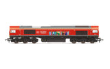 Hornby R30074 OO Gauge DB, Class 66, Co-Co, 66113 'Delivering For Our Key Workers' - Era 11