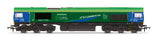 Hornby R30151 OO Gauge GBRf, HS2 Class 66, Co-Co, 66796 'The Green Progressor' - Era 11