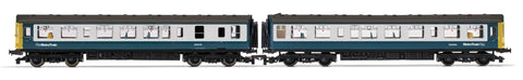 Hornby R30171 OO Gauge Railroad Plus BR, Class 110 2 Car Train Pack - Era 7