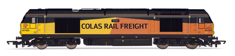 Hornby R30184 OO Gauge RailRoad Plus Colas Rail, Class 67, Co-Co - Era 10