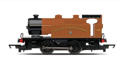 Hornby R30317 OO Gauge RailRoad M&GNJR, 0-4-0T, 100, Era 2