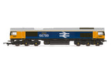Hornby R3748 OO Gauge GBRF Class 66 No 66789 BR 1948-1997