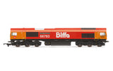 Hornby R3779 OO Gauge GBRF Class 66 No 66783 The Flying Dustman