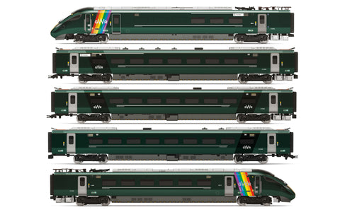 Hornby R3872 OO Gauge GWR, Class 800, Trainbow Train Pack - Era 11