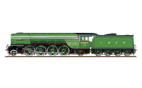 Hornby R3983 OO Gauge LNER, P2 Class, 2-8-2, 2007 ‘Prince of Wales’ - Era 11