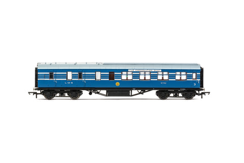 Hornby R40051 OO Gauge LMS, Stanier D1905 Coronation Scot 57' BTK Coach, 5792- Era 3