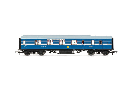 Hornby R40052 OO Gauge LMS, Stanier D1961 Coronation Scot 57' BFK Coach, 5053- Era 3