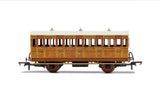 Hornby R40058A OO Gauge GNR, 4 Wheel Coach, 3rd Class, 1505 - Era 2