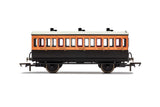 Hornby R40062A OO Gauge LSWR, 4 Wheel Coach, 3rd Class, 308 - Era 2