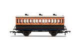 Hornby R40062 OO Gauge LSWR, 4 Wheel Coach, 3rd Class, 302 - Era 2