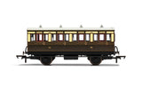Hornby R40065 OO Gauge GWR, 4 Wheel Coach, 1st Class, 143 - Era 2/3