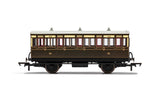 Hornby R40066A OO Gauge GWR, 4 Wheel Coach, 3rd Class, 1882 - Era 2/3